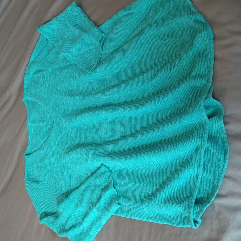 Eileen Fisher. Aqua color. Women's sweater